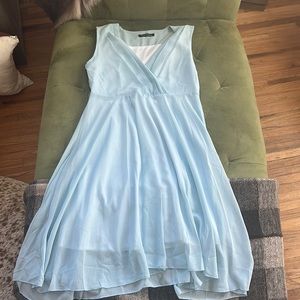 Bridesmaids dress. Good quality, worn once. Soft blue color. Very comfortable.